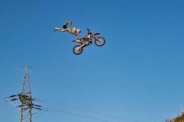 Warching, Allemagne - 29 juin 2019 : Entraînement de motocross à Warching — Photo