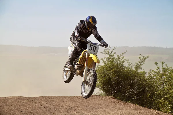 Windsberg, Almanya-29 Haziran 2019: Windsberg 'de Motocross eğitimi