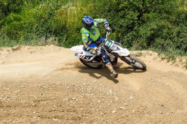 Windsberg, Almanya-29 Haziran 2019: Windsberg 'de Motocross eğitimi
