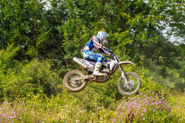 Windsberg, Almanya-29 Haziran 2019: Windsberg 'de Motocross eğitimi