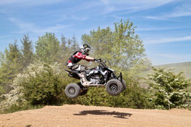 Windsberg, Almanya-29 Haziran 2019: Windsberg 'de Motocross eğitimi
