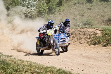 Windsberg, Almanya-29 Haziran 2019: Windsberg 'de Motocross eğitimi