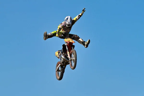 Warching, Germany - June 29, 2019: Motocross training in Warching — Stock Photo, Image