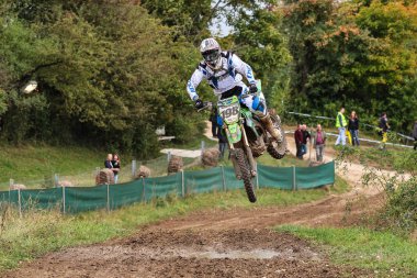 Windsberg, Almanya-29 Haziran 2019: Windsberg 'de Motocross eğitimi