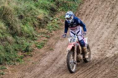 Windsberg, Almanya-29 Haziran 2019: Windsberg 'de Motocross eğitimi