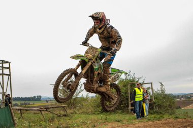 Windsberg, Almanya-29 Haziran 2019: Windsberg 'de Motocross eğitimi