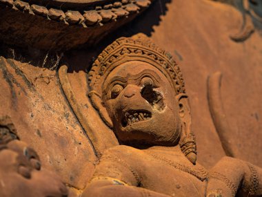 Banteay Srei Angkor, Kamboçya'da Shiva için adanmış bir Hindu Tapınağı olduğunu