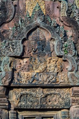 Banteay Srei Angkor, Kamboçya'da Shiva için adanmış bir Hindu Tapınağı olduğunu