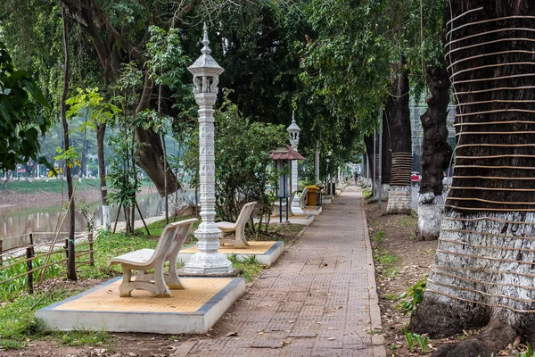Los Jardines Reales de la Independencia en Siem Reap, Camboya — Foto de Stock