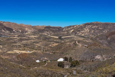 Lucainena de las Torres Granadina, Sierra Nevada, İspanya.