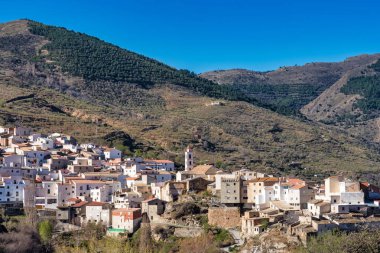 Sierra de Los Filabres'deki Bacares, Almeria, Endülüs, İspanya