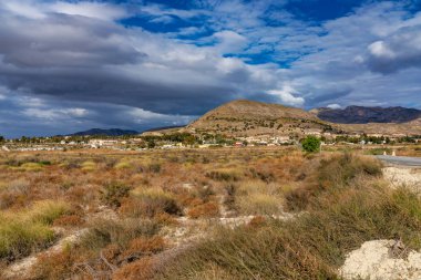 The Badlands of Abanilla and Mahoya near Murcia in Spain clipart