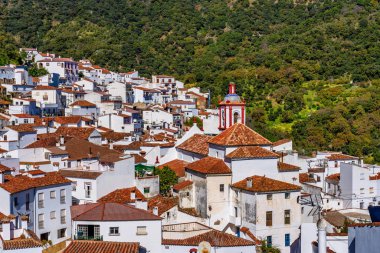 Malaga eyaletinde benarraba beyaz Köyü, Andalusia, Ispanya