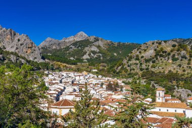 Grazalema, Cadiz eyaletinde beyaz köy, Endülüs, İspanya