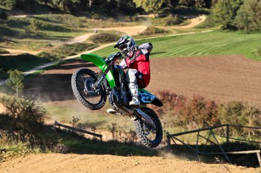 Warching, Almanya-Haziran 29, 2019: Motocross eğitim içinde Warching