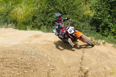 Windsberg, Almanya-29 Haziran 2019: Windsberg 'de Motocross eğitimi