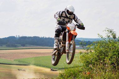 Windsberg, Almanya-29 Haziran 2019: Windsberg 'de Motocross eğitimi