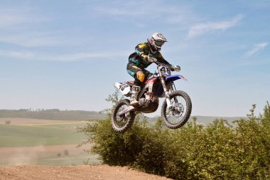 Windsberg, Almanya-29 Haziran 2019: Windsberg 'de Motocross eğitimi