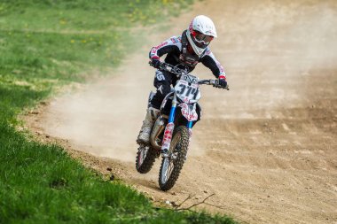 Warching, Almanya-Haziran 29, 2019: Motocross eğitim içinde Warching