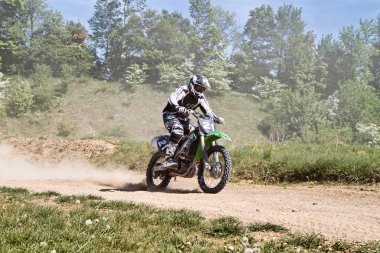 Windsberg, Almanya-29 Haziran 2019: Windsberg 'de Motocross eğitimi