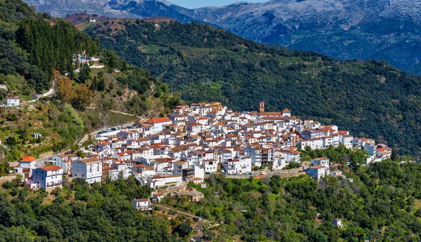 Village andalou blanc, pueblo blanco Algatocin. Province of Malaga, Espagne — Photo