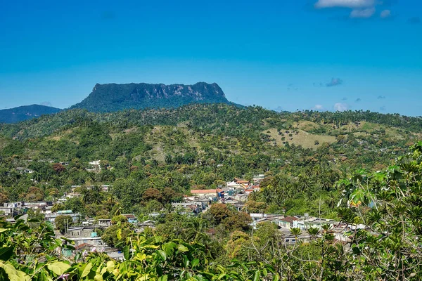 Colorful landscape of the city Baracoa in Cuba