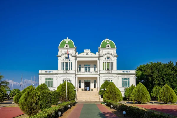 Cienfuegos yacht club building near Punta Gorda, Cienfuegos, Cuba