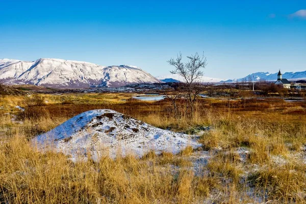 Landskap i Þingvellir nationalpark på Island — Stockfoto