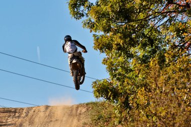 Warching, Almanya-Haziran 29, 2019: Motocross eğitim içinde Warching