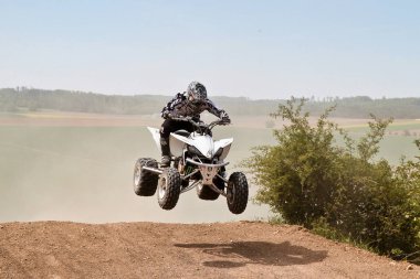 Windsberg, Almanya-29 Haziran 2019: Windsberg 'de Motocross eğitimi