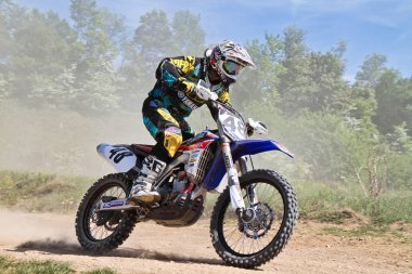 Windsberg, Almanya-29 Haziran 2019: Windsberg 'de Motocross eğitimi