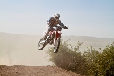 Windsberg, Almanya-29 Haziran 2019: Windsberg 'de Motocross eğitimi