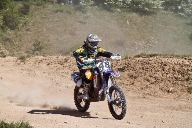 Windsberg, Almanya-29 Haziran 2019: Windsberg 'de Motocross eğitimi