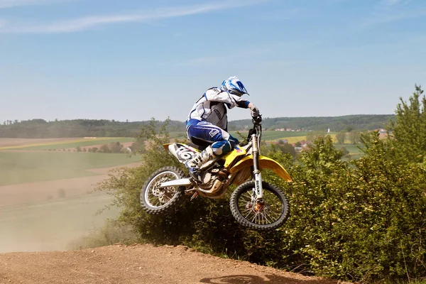 Windsberg, Almanya-29 Haziran 2019: Windsberg 'de Motocross eğitimi