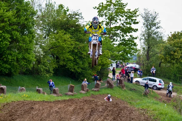 Windsberg, Almanya-29 Haziran 2019: Windsberg 'de Motocross eğitimi