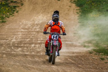 Warching, Almanya-Haziran 29, 2019: Motocross eğitim içinde Warching