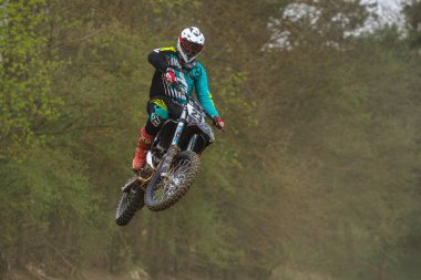 Warching, Almanya-Haziran 29, 2019: Motocross eğitim içinde Warching