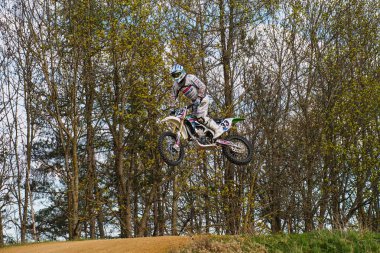 Warching, Almanya-Haziran 29, 2019: Motocross eğitim içinde Warching