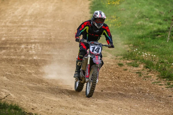 Warching, Jerman - 29 Juni 2019: Pelatihan Motocross di Warching — Stok Foto