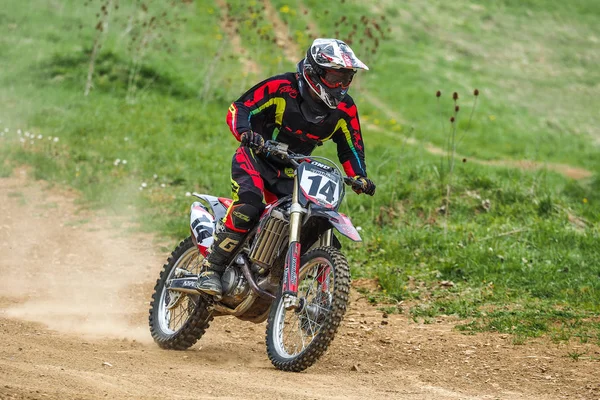 Warching, Deutschland - 29. Juni 2019: Motocross-Training in Warching — Stockfoto