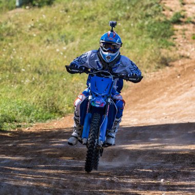 Warching, Almanya-Haziran 29, 2019: Motocross eğitim içinde Warching