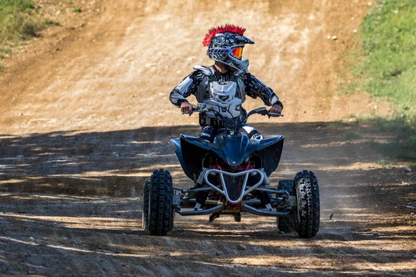 Warching, Germany - June 29, 2019: Motocross training in Warching — Stock Photo, Image