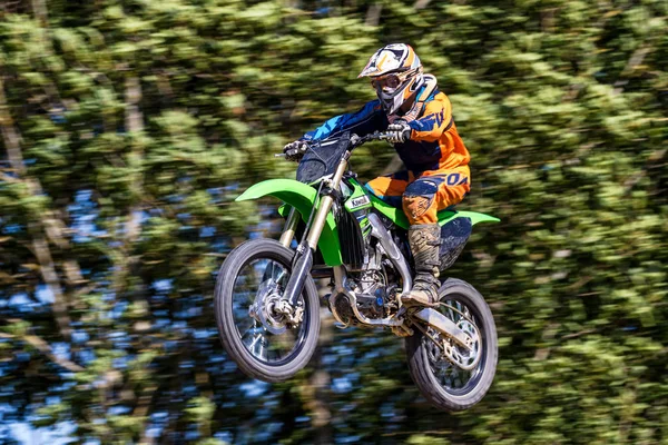 Warching, Deutschland - 29. Juni 2019: Motocross-Training in Warching — Stockfoto