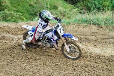 Windsberg, Almanya-29 Haziran 2019: Windsberg 'de Motocross eğitimi