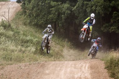 Warching, Almanya-Haziran 29, 2019: Motocross eğitim içinde Warching