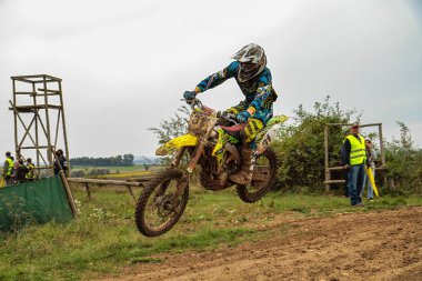 Windsberg, Almanya-29 Haziran 2019: Windsberg 'de Motocross eğitimi