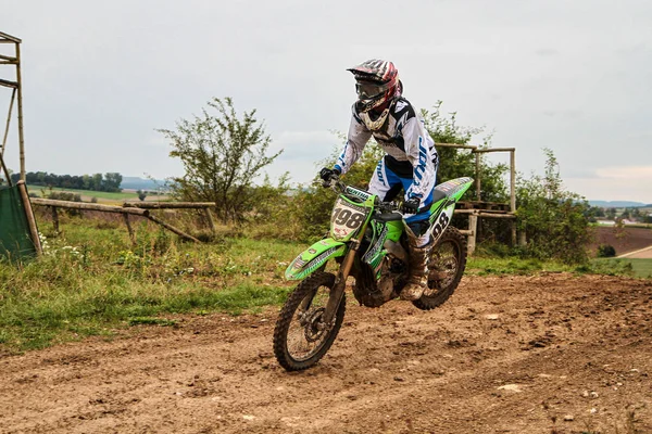Windsberg, Almanya-29 Haziran 2019: Windsberg 'de Motocross eğitimi