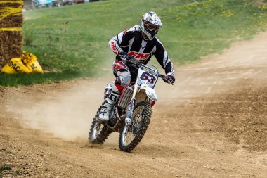 Warching, Almanya-Haziran 29, 2019: Motocross eğitim içinde Warching