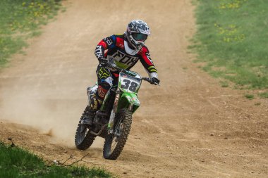 Warching, Almanya-Haziran 29, 2019: Motocross eğitim içinde Warching