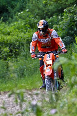 Warching, Almanya-Haziran 29, 2019: Motocross eğitim içinde Warching
